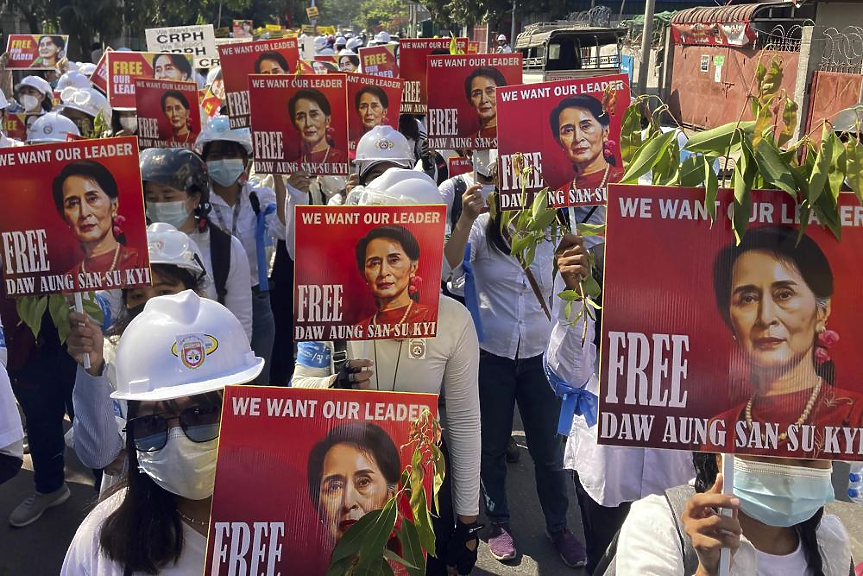 В Мианма осъдиха Аун Сан Су Чжи на 6 години затвор