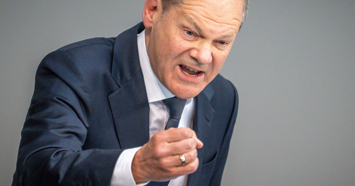 Германският канцлер Олаф Шолц бе разпитан днес за един от