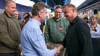 Полският президент Анджей Дуда пристигна днес в Украйна на трето