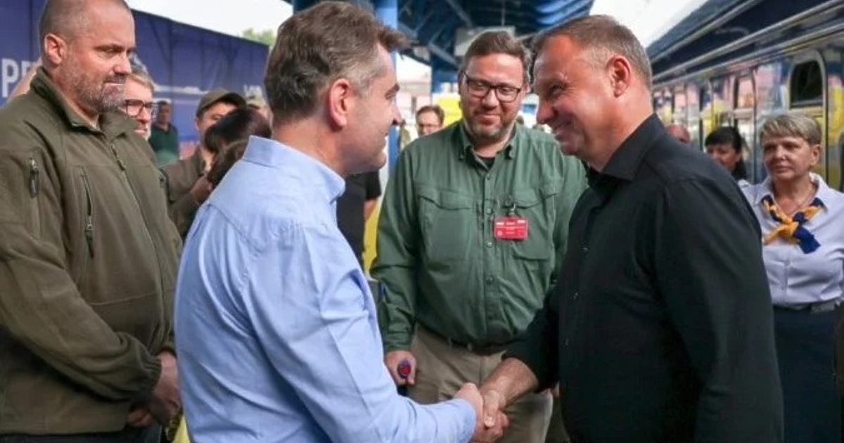 Полският президент Анджей Дуда пристигна днес в Украйна на трето