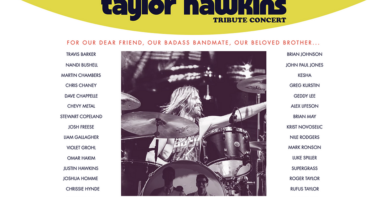 Впечатляващ афиш се оформя за трибют концерта в памет на барабаниста