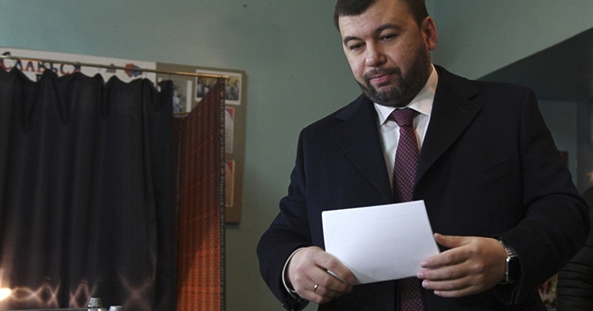 Лидерите на ДНР и ЛНР Денис Пушилин и Леонид Пасечник