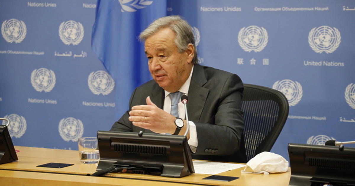 Генералният секретар на ООН Антониу Гутериш и висши дипломати заявиха