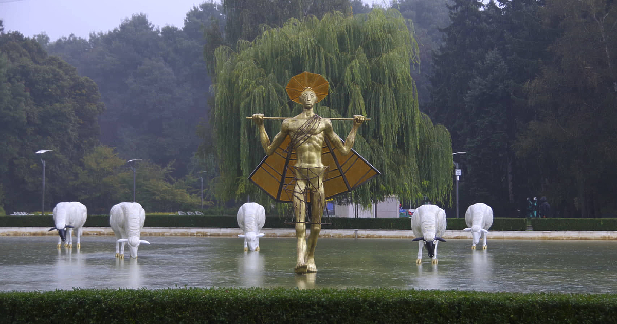 Пастир е повел овцете си на Водна паша“ в Южния