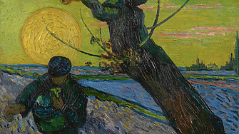 Картината на Ван Гог Сеячът беше залята със супа в