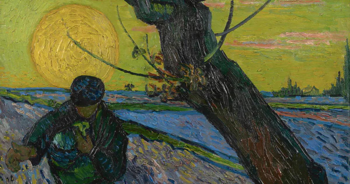 Картината на Ван Гог Сеячът“ беше залята със супа в