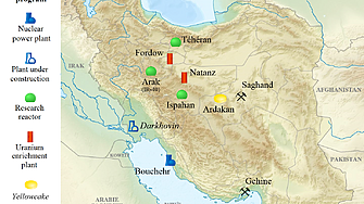 Иран е разширил обогатяването на уран до 60 на сто чистота