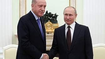 Президентите на Турция и Русия – Реджеп Тайип Ердоган и