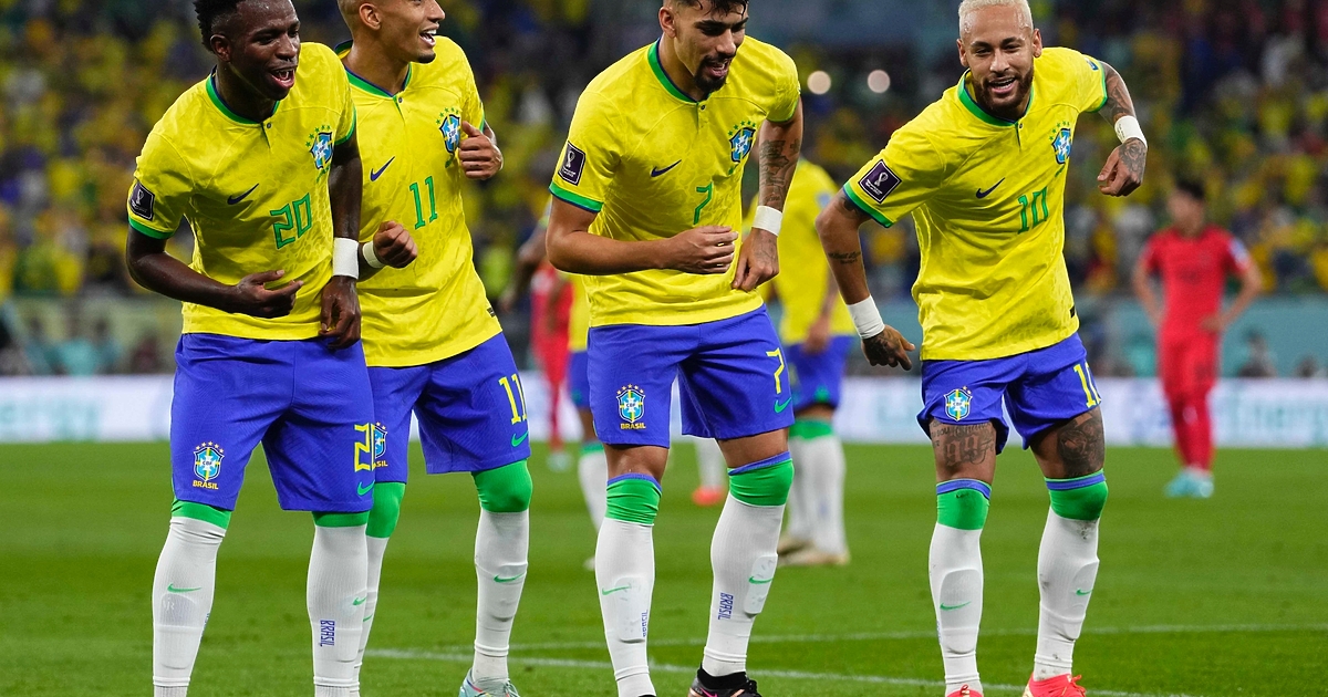 Футболната самба на Бразилия дойде в повече на Южна Корея