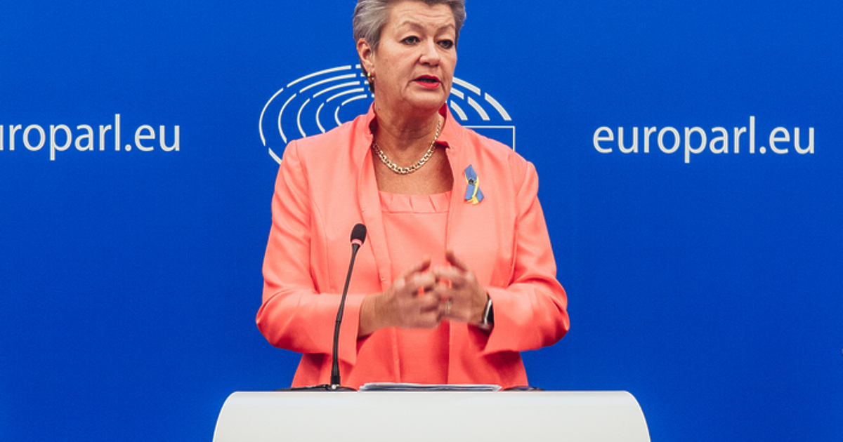 Днес е денят“, каза еврокомисарят по вътрешните работи Илва Йохансон