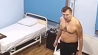 Бившият грузински президент Михаил Саакашвили който в момента излежава присъдата