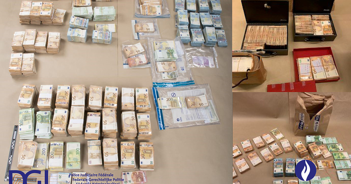 Белгийската полиция съобщи в сряда, че е конфискувала близо 1,5
