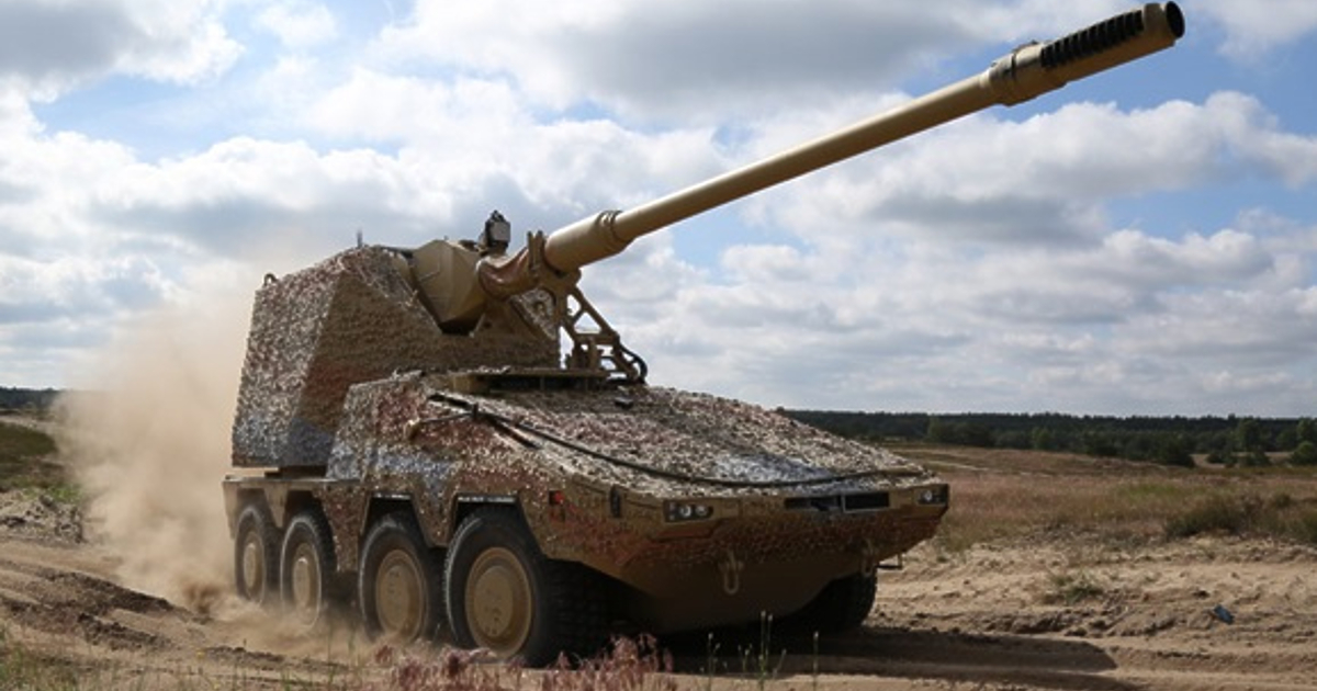 Германия е започнала да произвежда самоходни артилерийски установки RCH-155 за