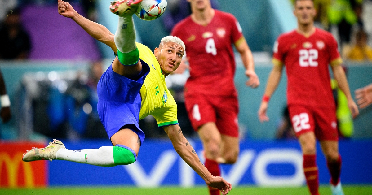 Бразилецът Ричарлисон е автор на най-красивия гол на Мондиал 2022