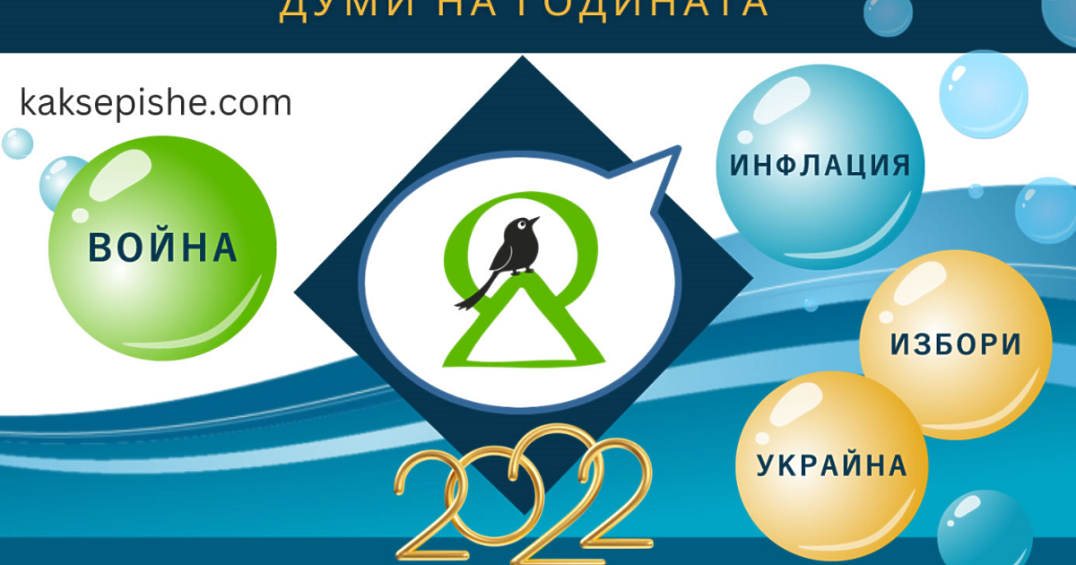 Думите на 2022 г. са война“, инфлация“, избори“ и Украйна“.Това показва