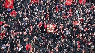 Голяма част от организираните привърженици на ЦСКА София обединени като Трибуна