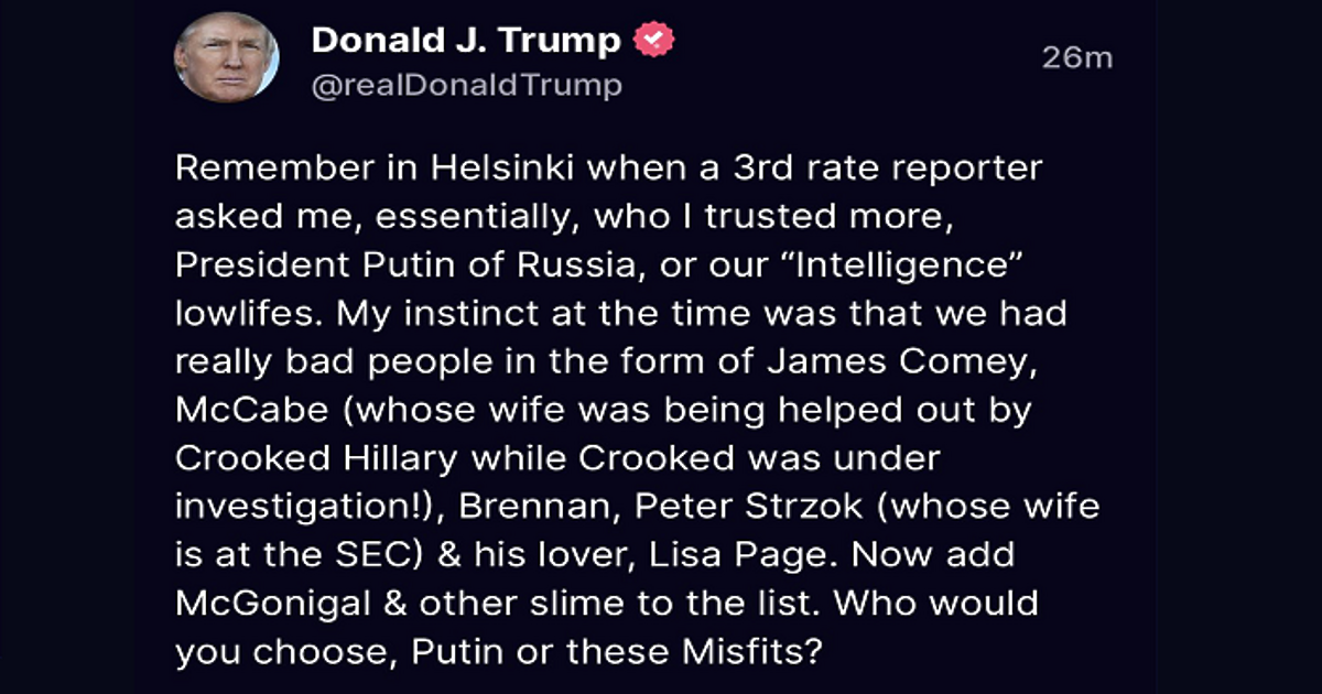 Доналд Тръмп обяви, че вярва повече на руския президент Владимир