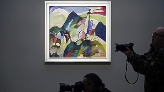 Шедьовърът на Кандински Мурнау с църква II върнат неотдавна на