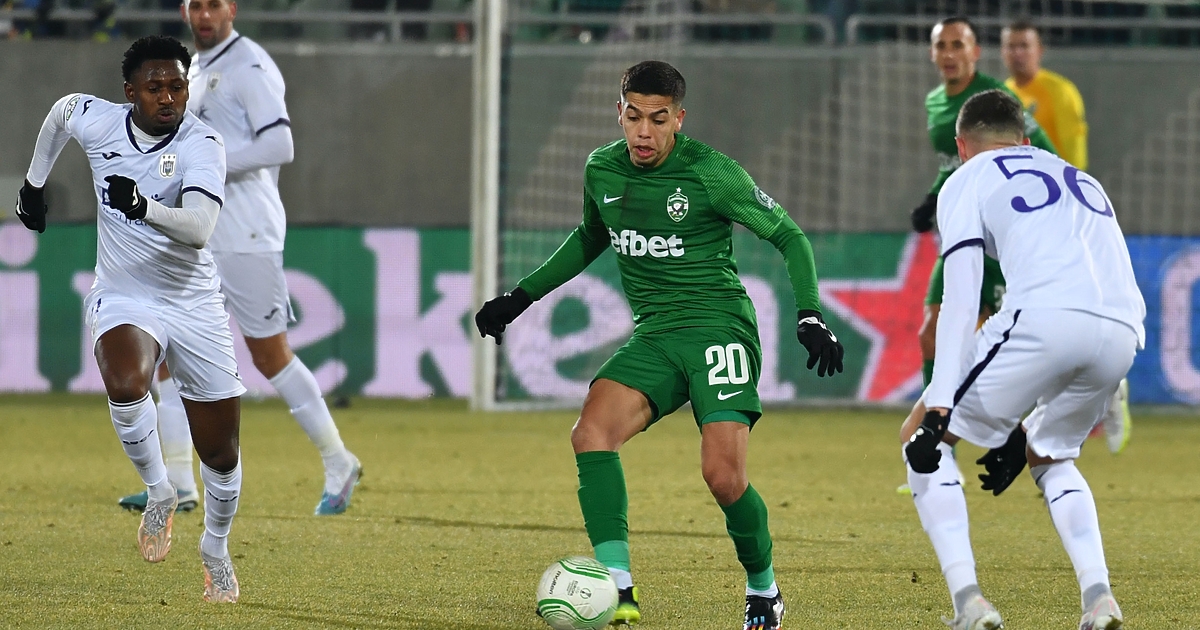 “Лудогорец победи минимално “Андерлехт в първия мач от 1/16-финалите в