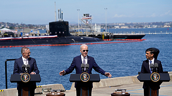 Съюзниците от АУКУС Австралия Обединеното кралство и Съединените щати оповестиха