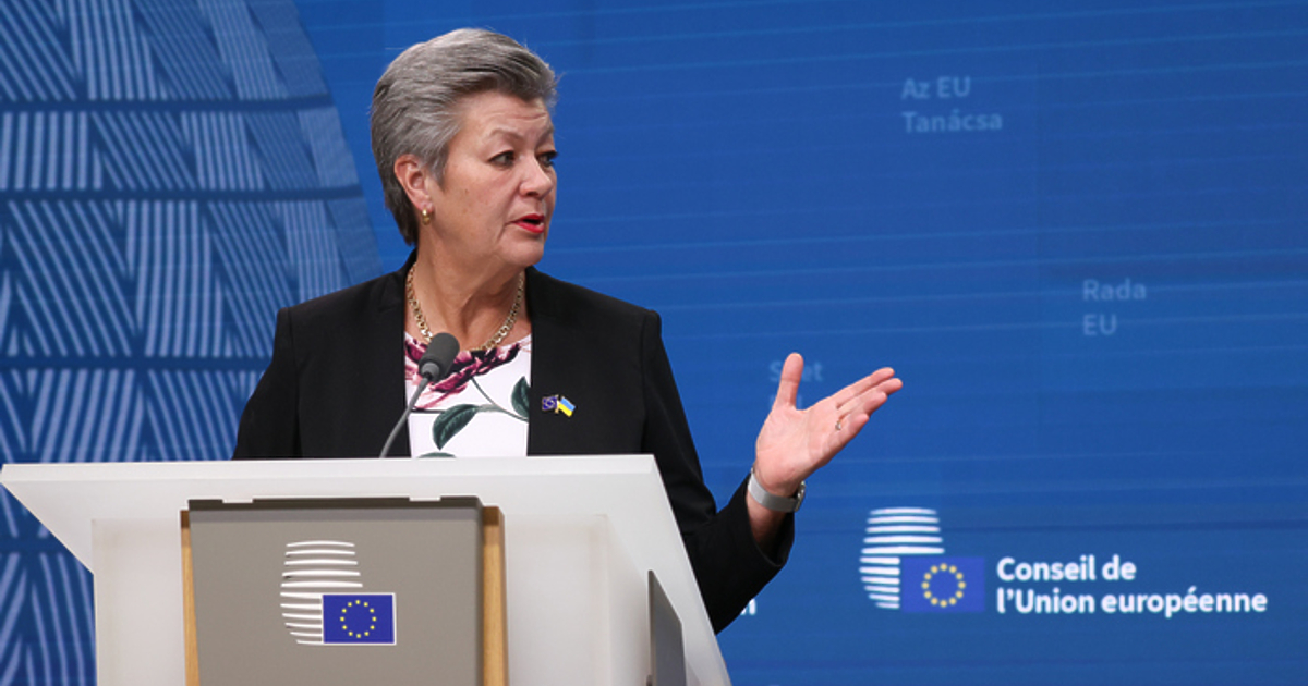 Еврокомисарят по вътрешните работи Илва Йохансон е изразила желание да