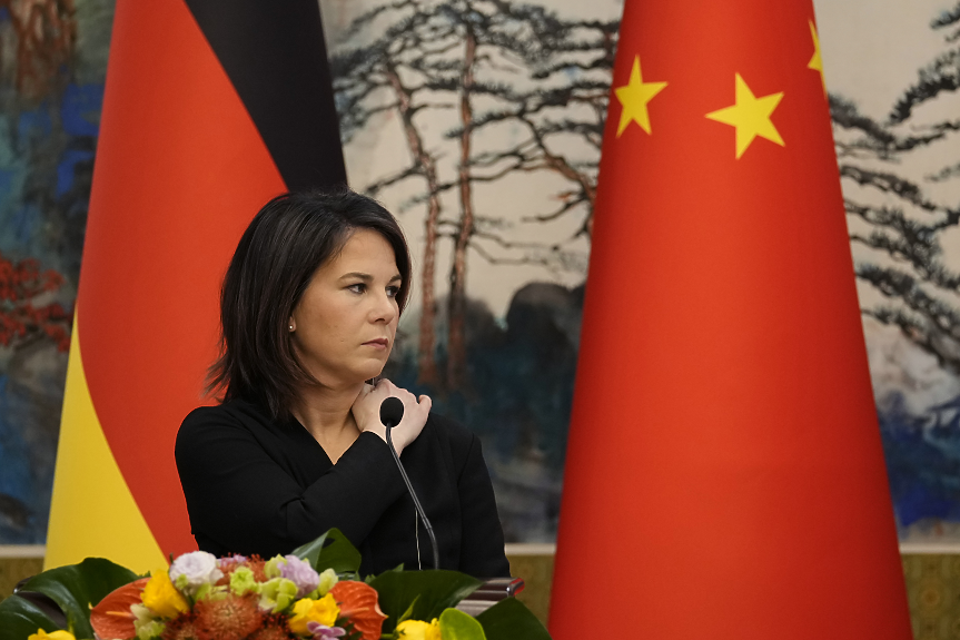 Германската външна министърка призова за мирно решение на тайванския въпрос
