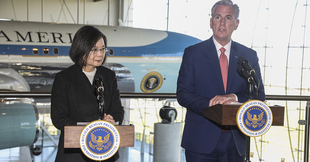 Председателят на Камарата на представителите на САЩ Кевин Макарти и