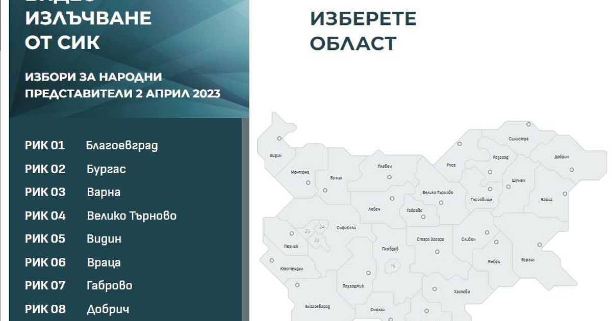 Хиляди секции в страната вече излъчват броенето на бюлетините от