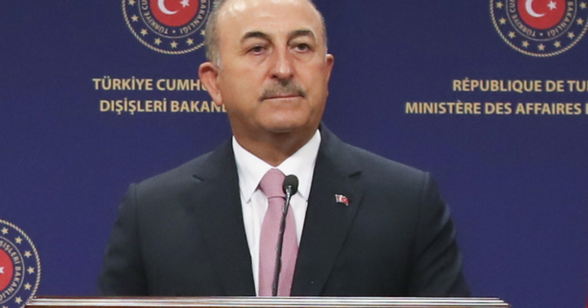 Министърът на външните работи на Турция Мевлют Чавушоглу обяви, че