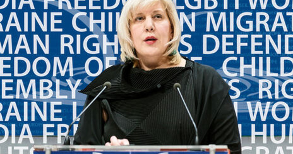 Висшата представителка на Съвета на Европа по правата на човека