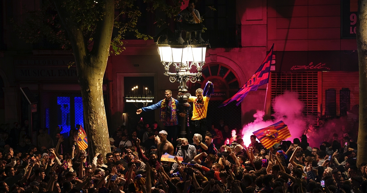 Барселона спечели титлата на Испания за първи път от 2019