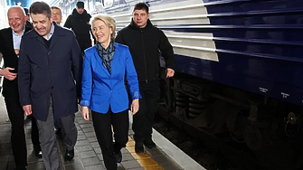 Урсула фон дер Лайен пристигна днес на необявено предварително посещение