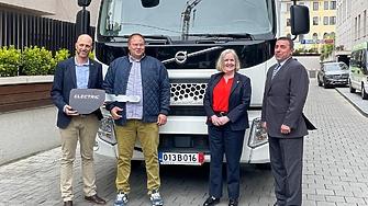 Първа българска компания се сдоби днес с изцяло електрически камион