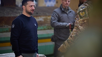 Украинският президент Володимир Зеленски каза днес че се е срещнал