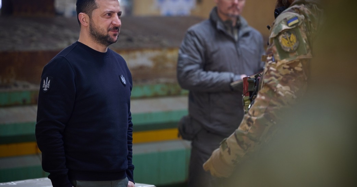 Украинският президент Володимир Зеленски каза днес, че се е срещнал