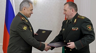 Министрите на отбраната на Русия и Беларус Сергей Шойгу и