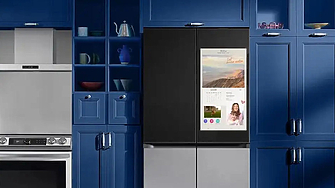 Samsung вече предлага за продажба хладилник с огромен сензорен екран