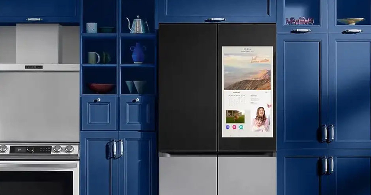 Samsung вече предлага за продажба хладилник с огромен сензорен екран