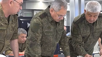 Руският министър на отбраната Сергей Шойгу посети руски войски участващи