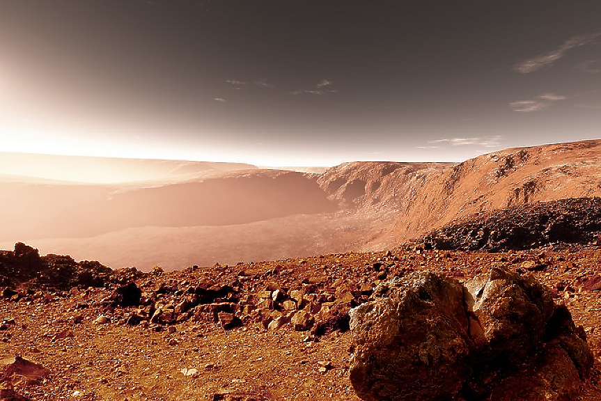 Над 8 часа пътува първата снимка на Марс, направена през 1965 г.