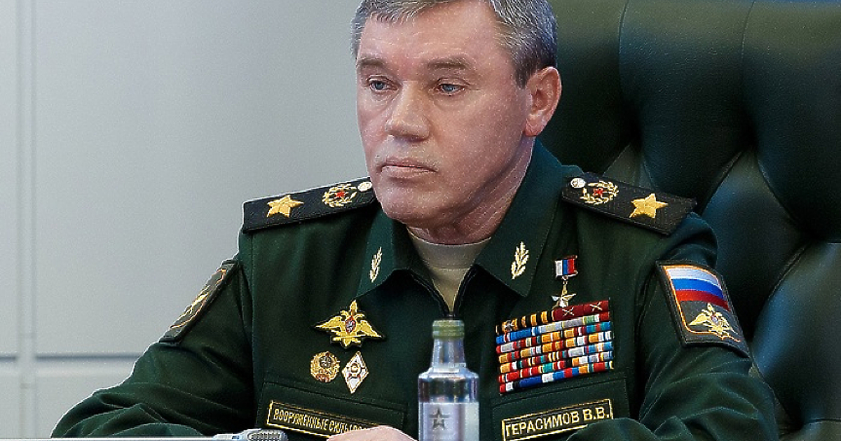 Началникът на генералния щаб на руските въоръжени сили генерал Валерий