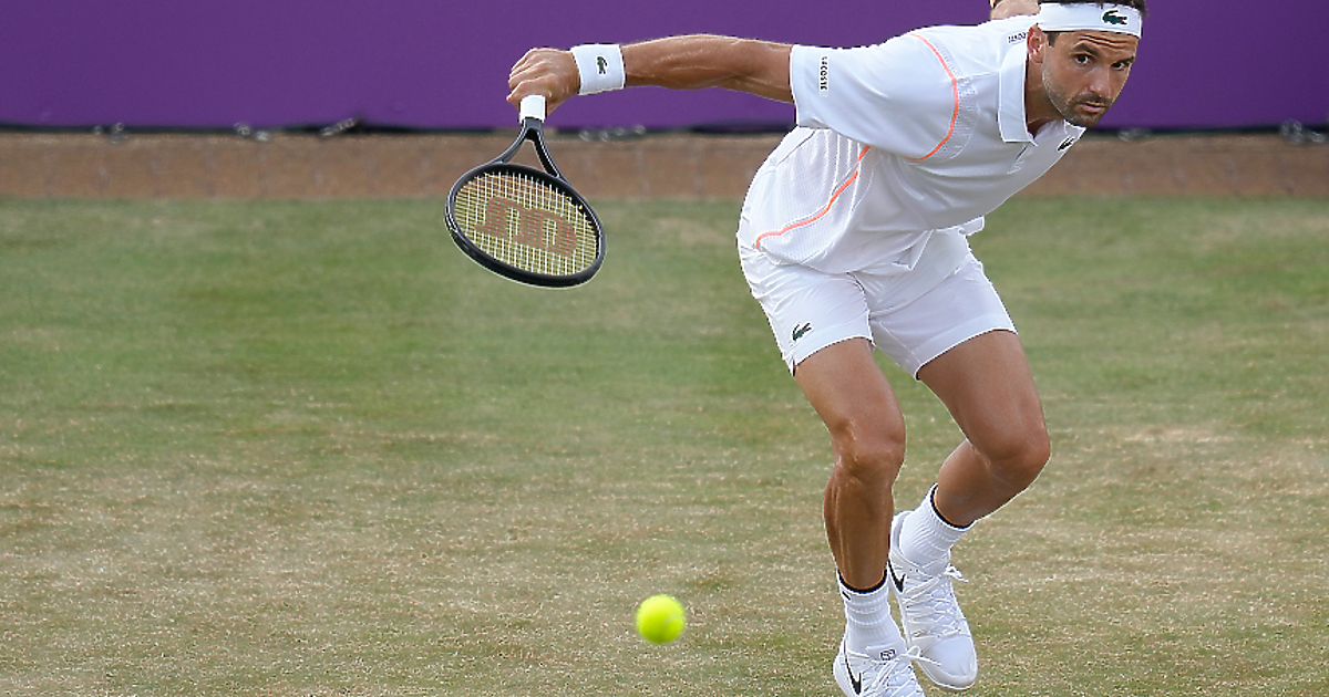 Мачът на най-добрия български тенисист Григор Димитров от първия кръг