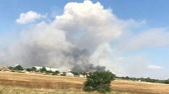 Руски канали в Телеграм съобщават за експлозии и пожар в