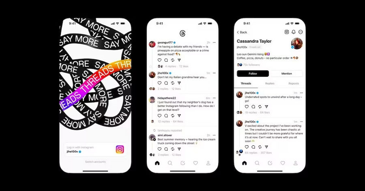 Само няколко дни след обявяването му, новото приложение Threads на