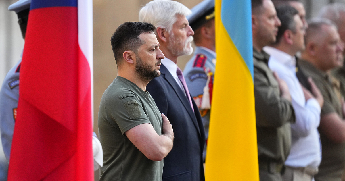 След среща с президента на Чехия Петър Павел в Прага