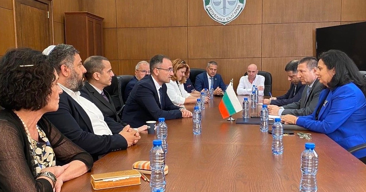 Представители на еврейската общност у нас запознаха и.ф. главния прокурор