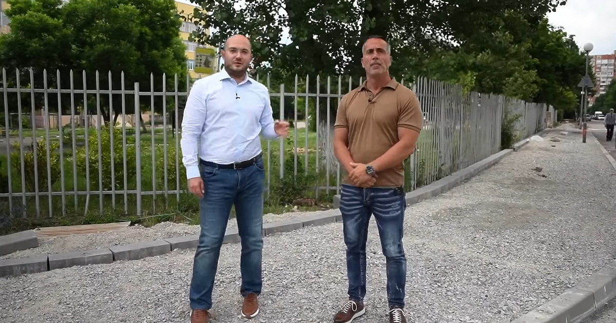 Изпълнението на най-мащабната програма за изграждане и ремонт на тротоари