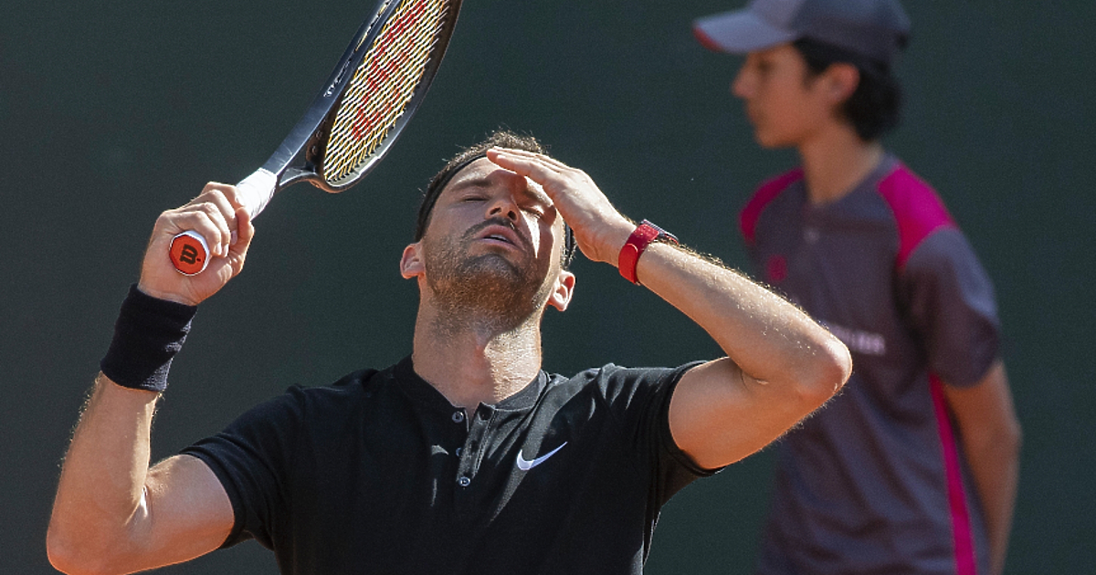 Григор Димитров отпадна още в първия кръг на Мастърс турнира