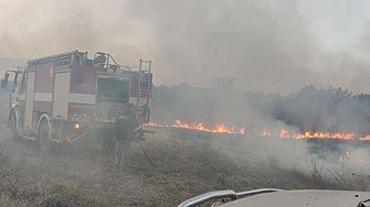 В Хасковска област бе обявено бедствено положение заради пожари почти