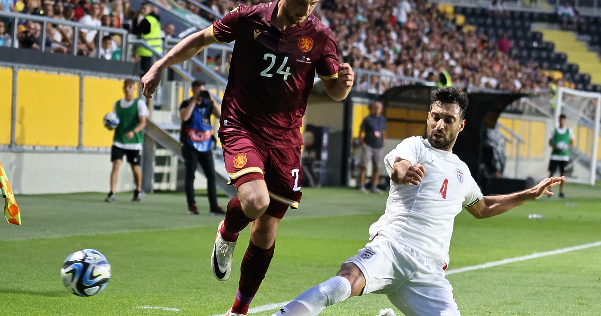 Българският национален отбор загуби 0:1 от Иран в приятелска среща